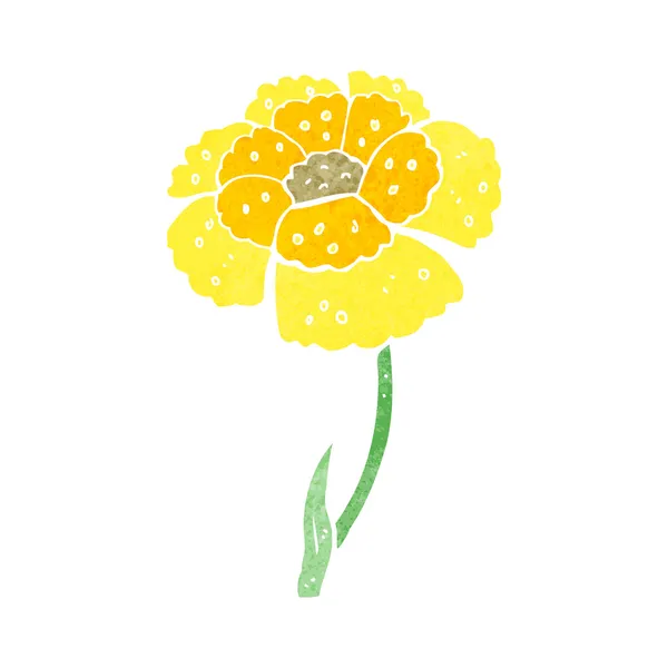 Flor de dibujos animados — Vector de stock