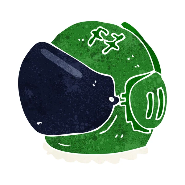 漫画宇宙飛行士のヘルメット — ストックベクタ