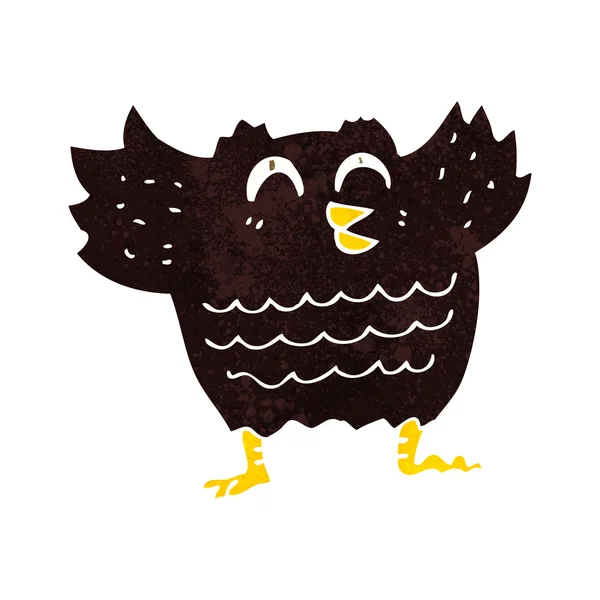 Чёрная птица — стоковый вектор