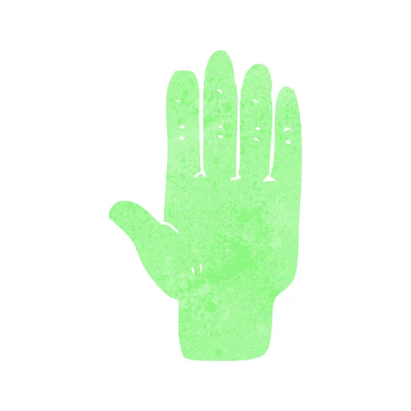 Cartoon zombie hand — Stock Vector