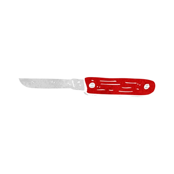 Karikatür katlama bıçak — Stok Vektör