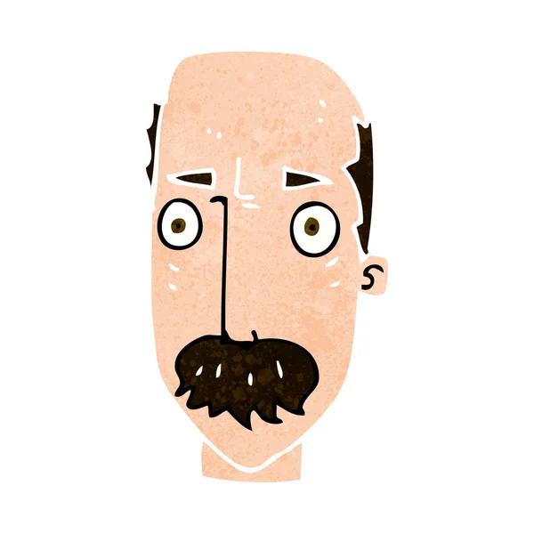 Dibujos animados hombre viejo molesto — Vector de stock