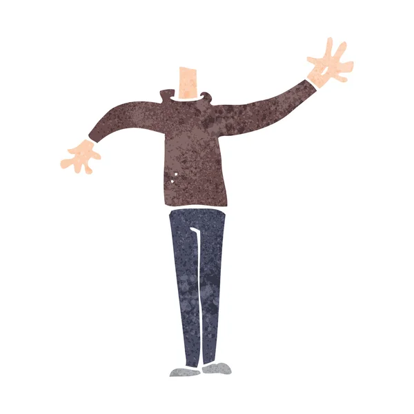 Cartone animato corpo gestuale maschile (mescolare e abbinare cartoni animati o aggiungere proprio p — Vettoriale Stock