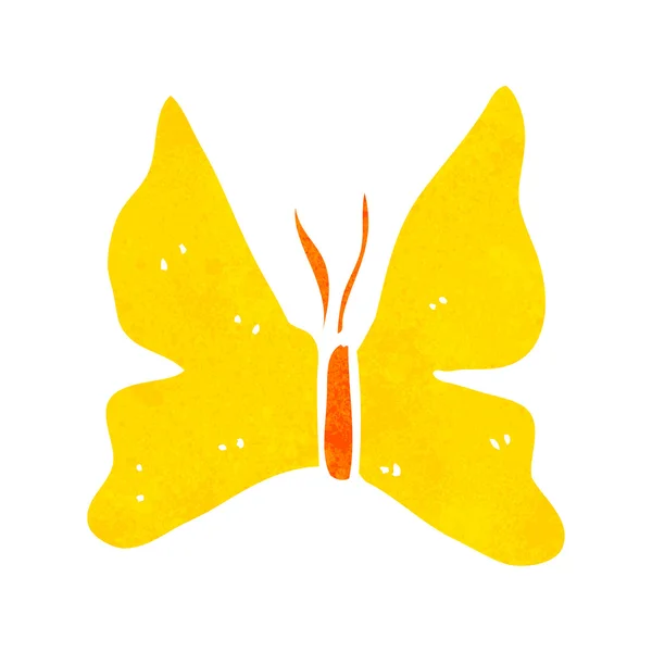 Κινούμενα σχέδια πεταλούδα σύμβολο — Διανυσματικό Αρχείο
