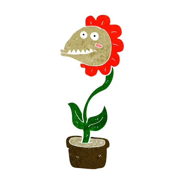 Cartoon monster plant — Stockvector