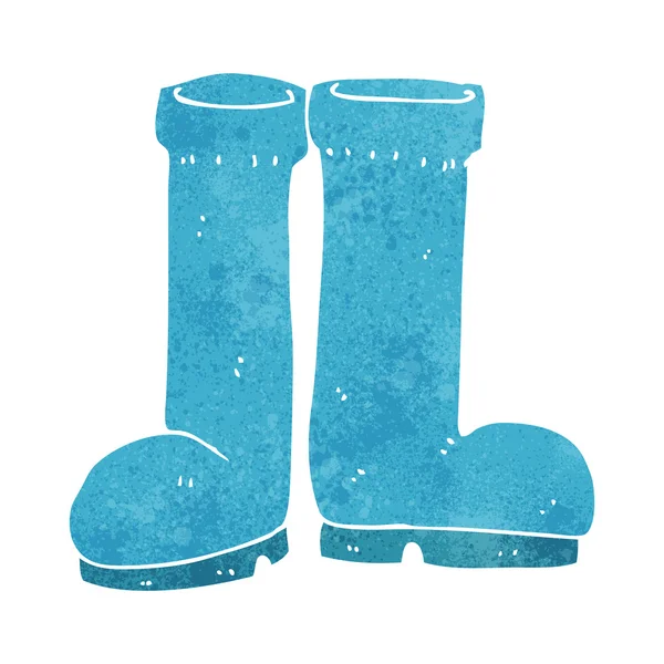 Botas de goma de dibujos animados — Vector de stock