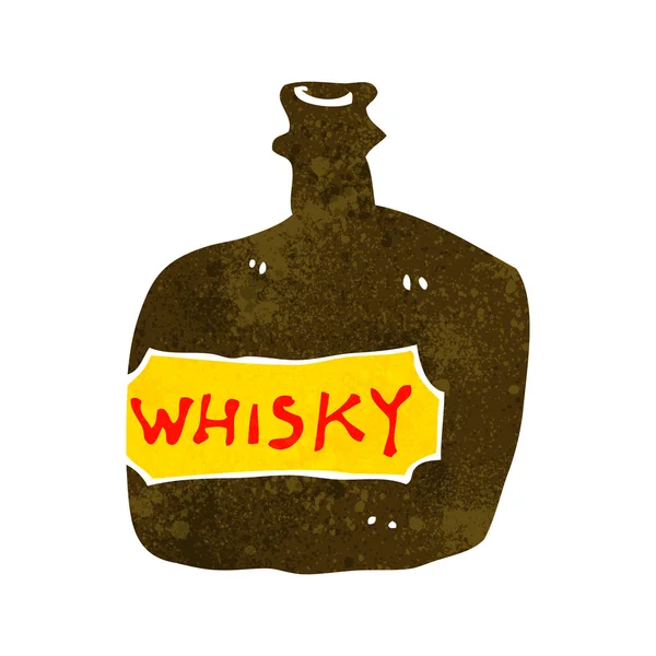 Cartoon whisky jar — Stock Vector