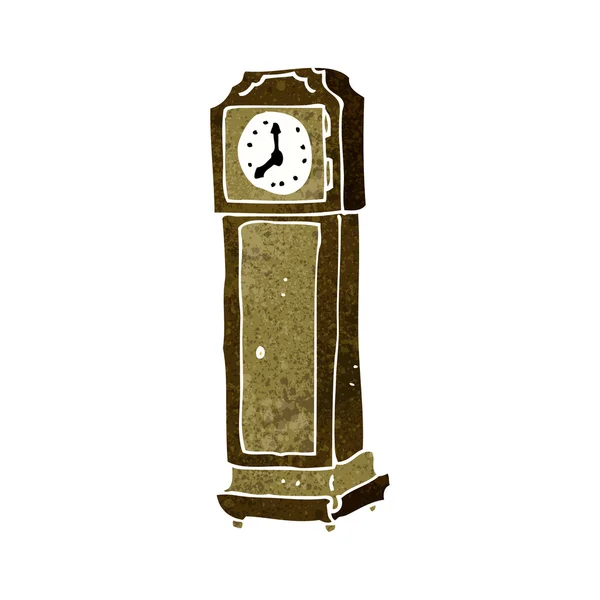 Мультфильм дед часы — стоковый вектор