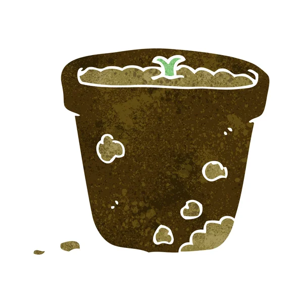 Cartoon flower pot — Stock Vector