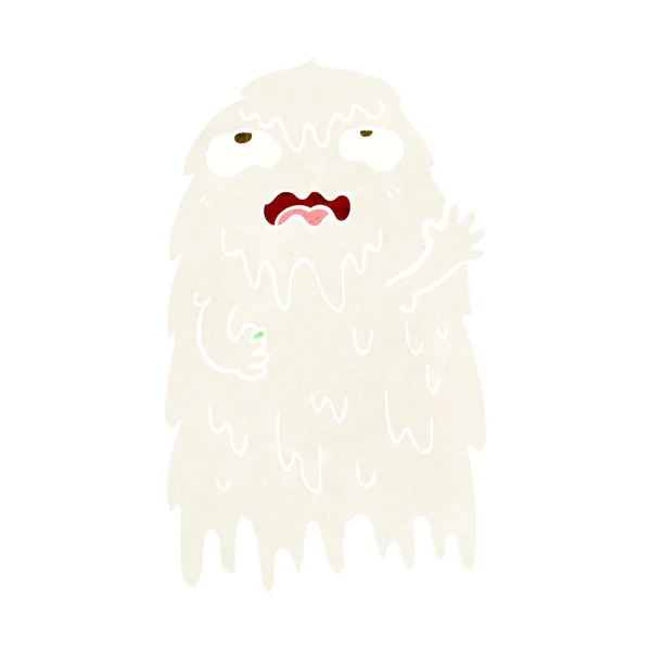 Fantasma de dibujos animados bruto — Vector de stock