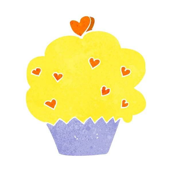 Cupcake de bande dessinée — Image vectorielle