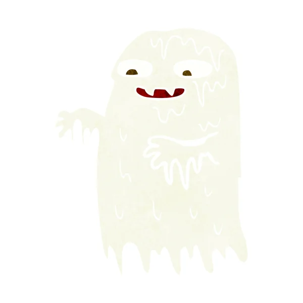 Dessin animé brut boue fantôme — Image vectorielle