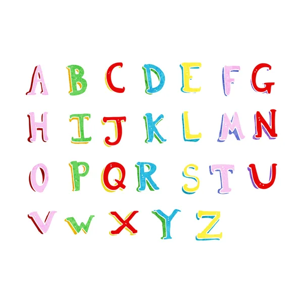 Alphabet de bande dessinée — Image vectorielle