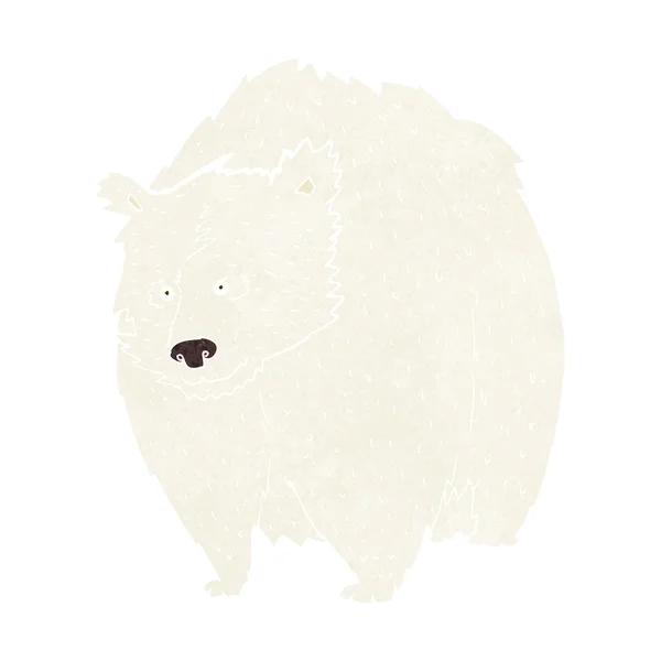 Enorme cartone animato orso polare — Vettoriale Stock