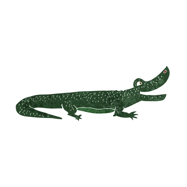 Cartoon happy crocodile — Stock Vector