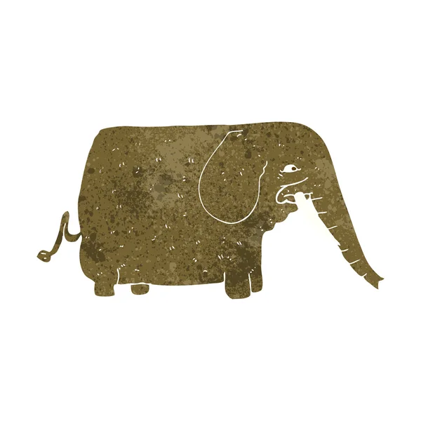 Cartoon mammoth — Stock Vector