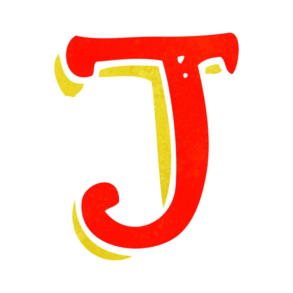 Буква j — стоковый вектор