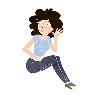 çizgi film kadın dinleme