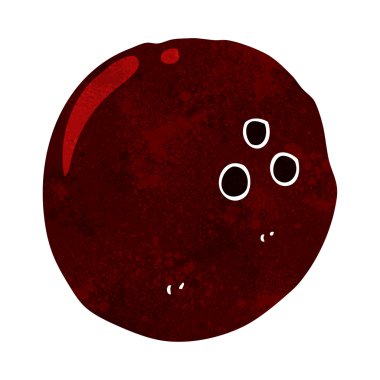karikatür bowling topu