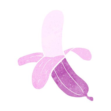 karikatür pembe muz