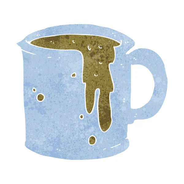 Kreslený hrnek na kávu — Stockový vektor