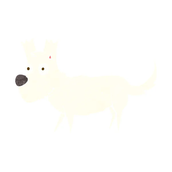 Kreslený roztomilý malý pes — Stockový vektor