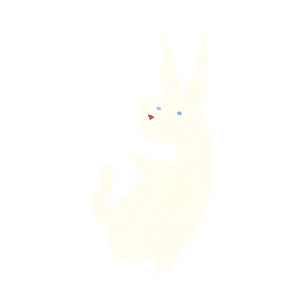 Cue lapin dessin animé — Image vectorielle