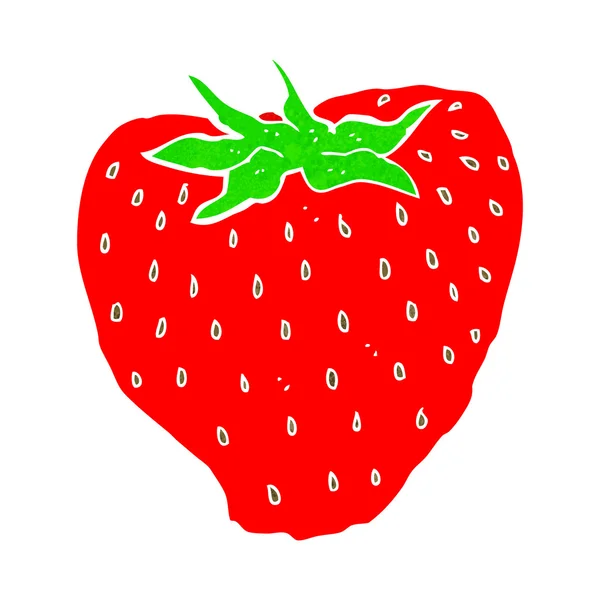 Caricature fraise — Image vectorielle