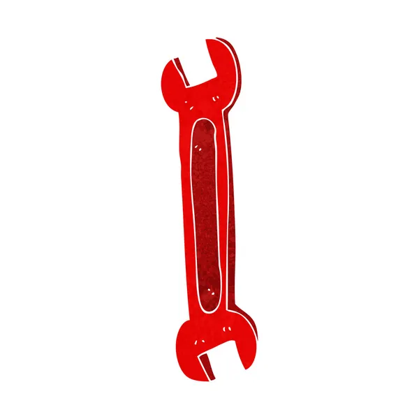 Cartoon spanner — Stockvector