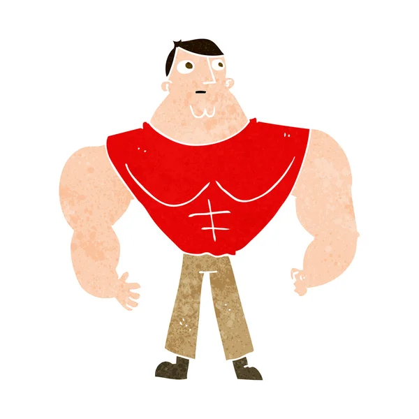 Cartoon bodybuilder — Image vectorielle