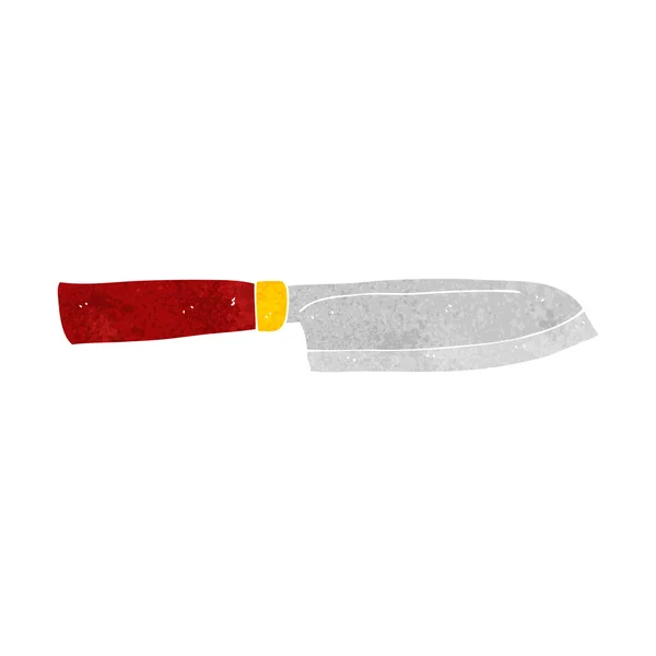 Cuchillo de cocina de dibujos animados — Vector de stock