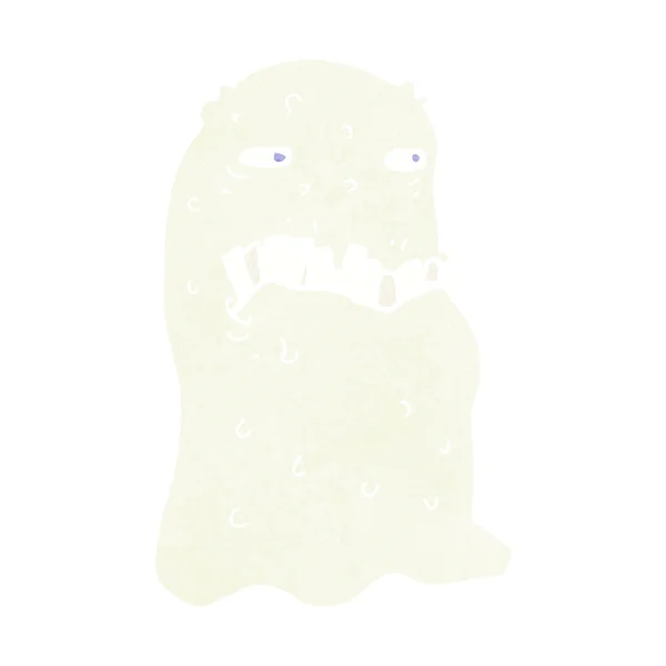 Fantasma bruto de dibujos animados — Vector de stock