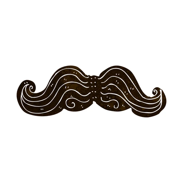 Cartoon mustache — Stock Vector