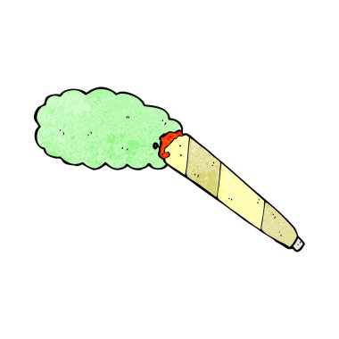 karikatür Esrar sigara