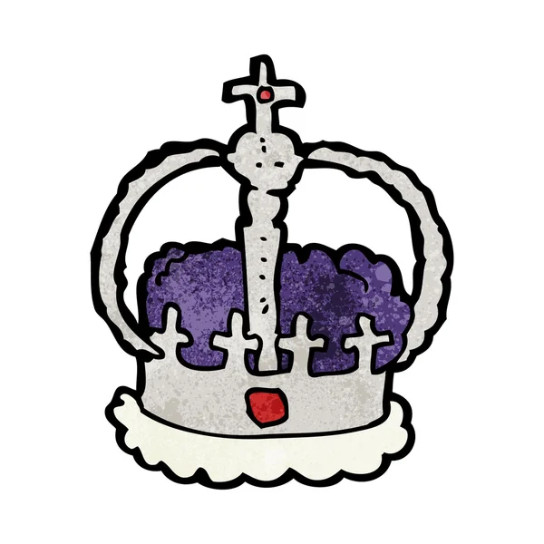 Карикатурная корона — стоковый вектор
