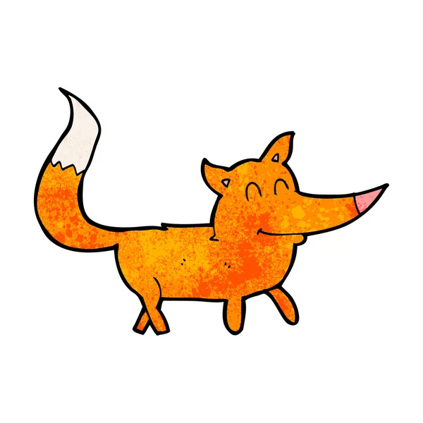 Dessin animé petit renard — Image vectorielle
