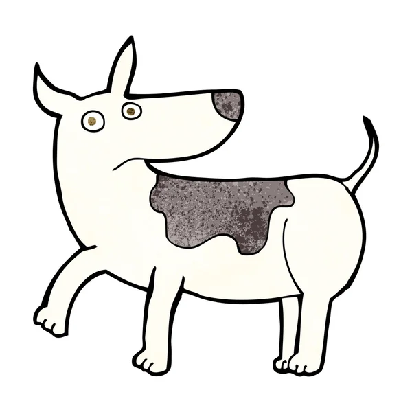 Grappige cartoon hond — Stockvector