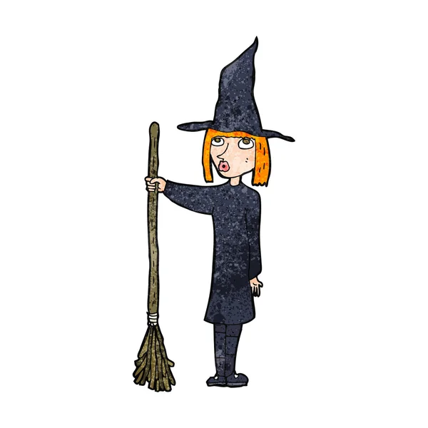 Cartoon witch — Stock Vector