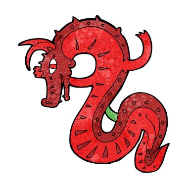Sakson dragon karikatür