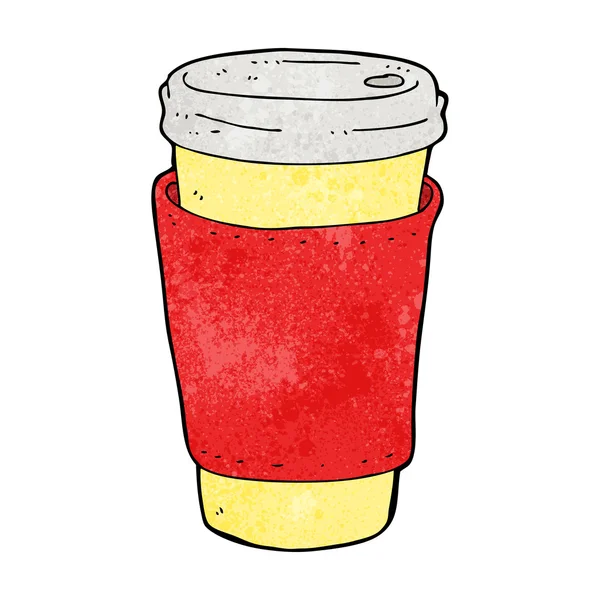 Copo de café dos desenhos animados — Vetor de Stock