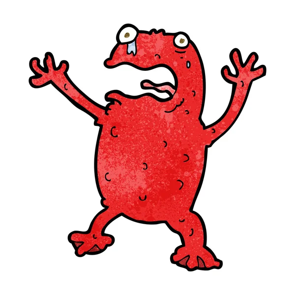 卡通有毒青蛙 — 图库矢量图片