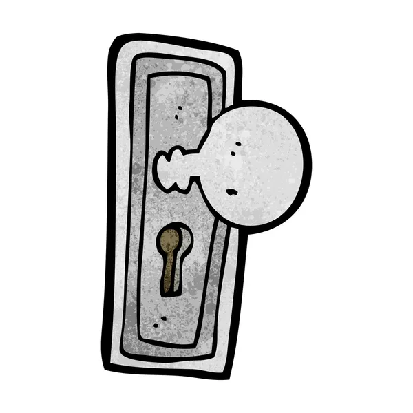 Bouton de porte de dessin animé — Image vectorielle