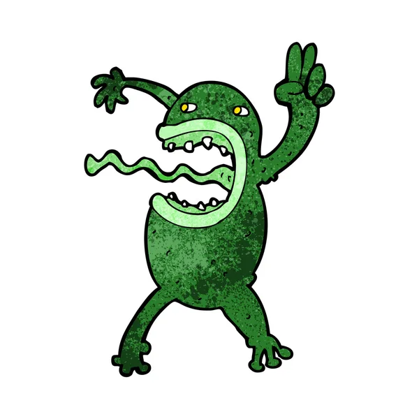 Cartoon crazy frog — Stock vektor