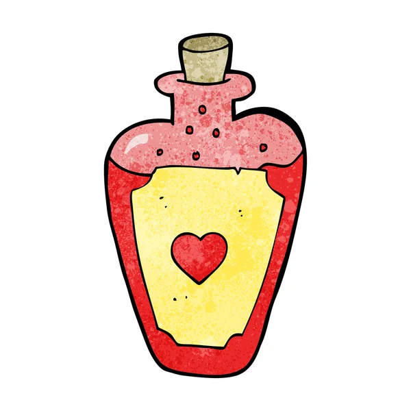Potion d'amour dessin animé — Image vectorielle