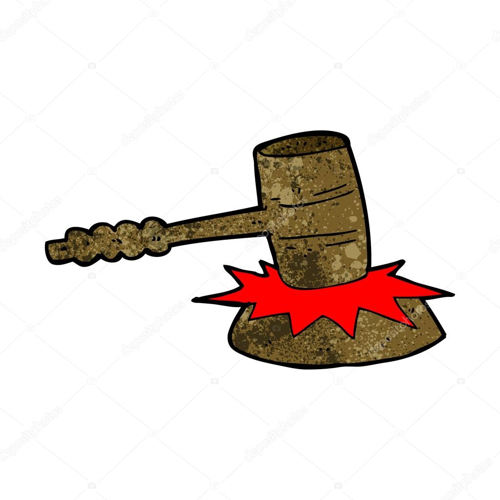 Cartoon gavel banging Stock Vector Image by ©lineartestpilot 45514467