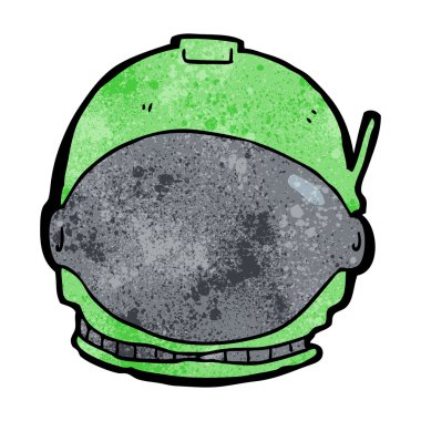 karikatür astronot yüz