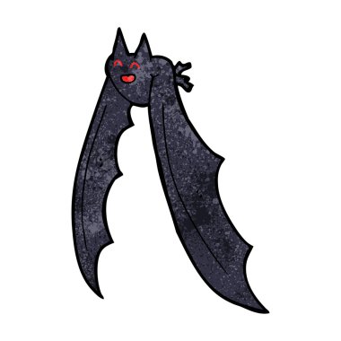 karikatür uçan yarasa