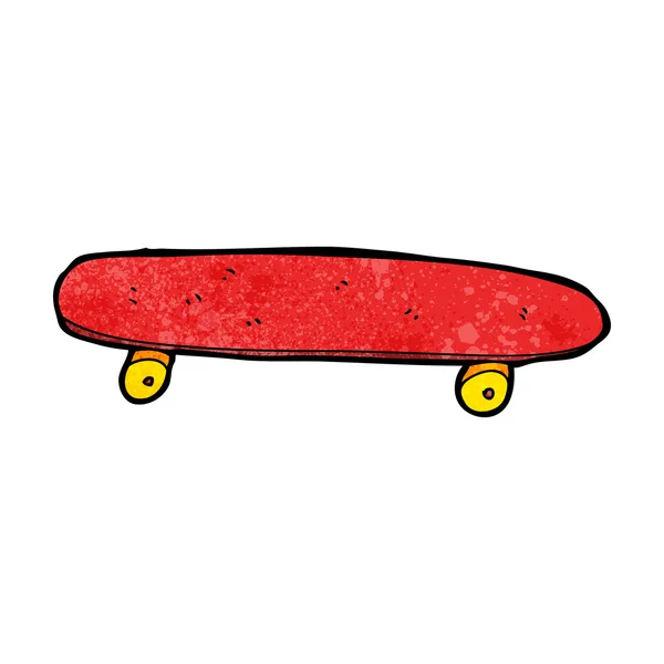 Skateboard dessin animé — Image vectorielle