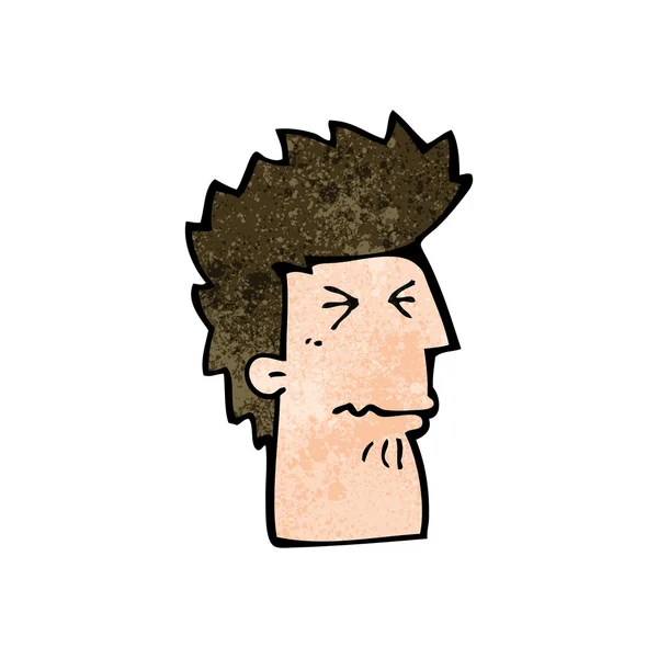 Dibujos animados hombre infeliz — Archivo Imágenes Vectoriales