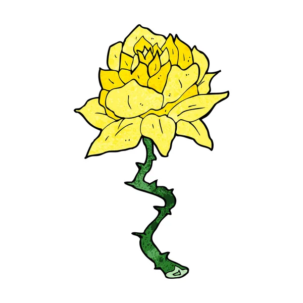 Flor de dibujos animados — Vector de stock